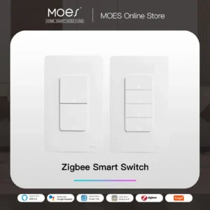 MOES Tuya ZigBee Smart Light Switch US Push