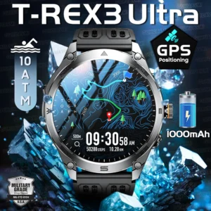 New T-Rex3 Ultra 1000mAh Battery Smart Watch