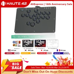 Haute42 FightStick Joystick Arcade Hitbox