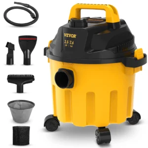 SucceBuy Wet Dry Vac 2.6 Gallon 2.5 Peak HP 3 in 1